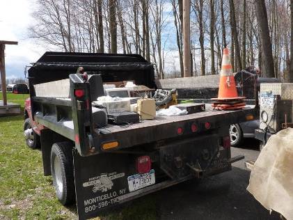 cambridge ny dpw truck at Durrin Park
